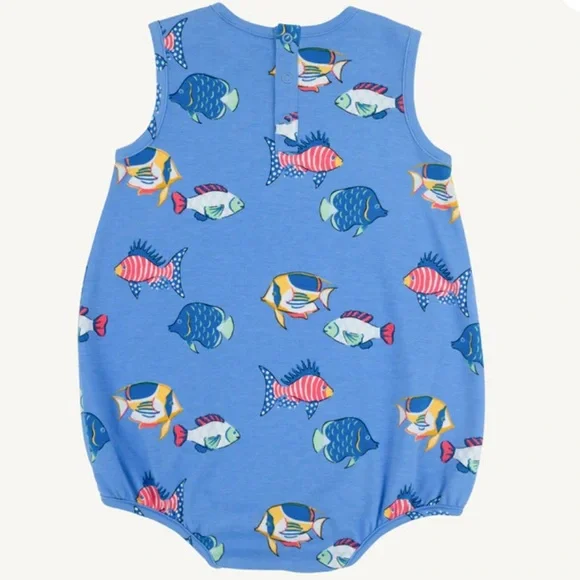 Beaufort Bonnet TBBC Boy/Girl Patton Play Bubble Here Fishy Fishy HTF! RARE! 3T - Picture 2 of 10